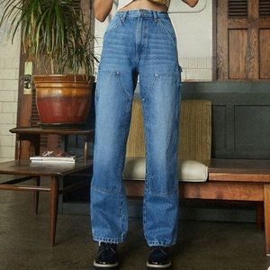 Urban Outfitters - BDG High Waisted Carpenter Jeans - Indigo